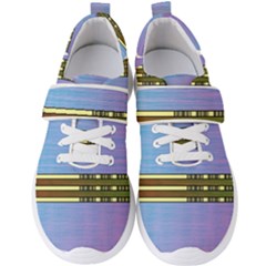 Glitched Vaporwave Hack The Planet Men s Velcro Strap Shoes by WetdryvacsLair