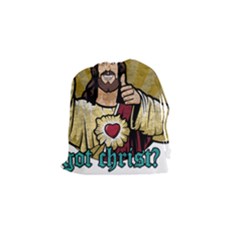 Buddy Christ Drawstring Pouch (small) by Valentinaart