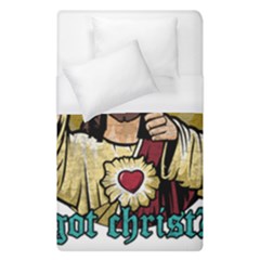 Buddy Christ Duvet Cover (single Size) by Valentinaart