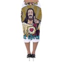 Buddy Christ Velvet Midi Pencil Skirt View2