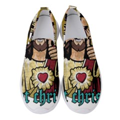 Buddy Christ Women s Slip On Sneakers by Valentinaart