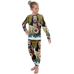 Buddy Christ Kids  Long Sleeve Set  by Valentinaart