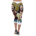 Buddy Christ Lightweight Velour Capri Leggings  View2