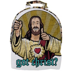 Buddy Christ Mini Full Print Backpack by Valentinaart