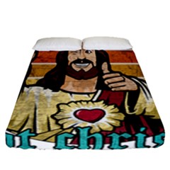 Got Christ? Fitted Sheet (queen Size) by Valentinaart