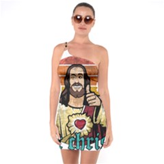 Got Christ? One Soulder Bodycon Dress by Valentinaart