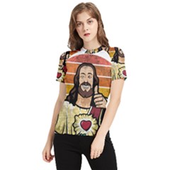 Got Christ? Women s Short Sleeve Rash Guard by Valentinaart