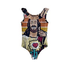 Got Christ? Kids  Frill Swimsuit by Valentinaart