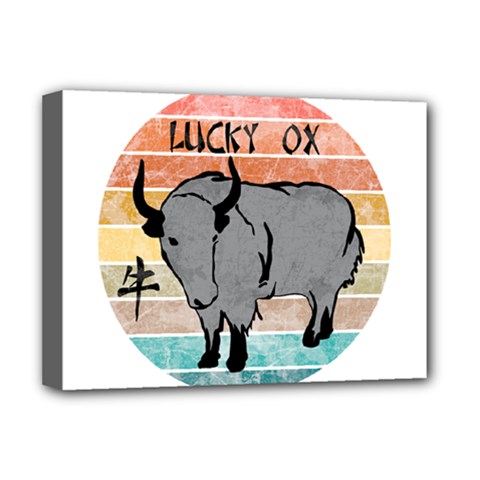 Chinese New Year ¨c Year Of The Ox Deluxe Canvas 16  X 12  (stretched)  by Valentinaart