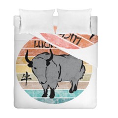 Chinese New Year ¨c Year Of The Ox Duvet Cover Double Side (full/ Double Size) by Valentinaart