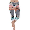 Chinese New Year ¨C Year of the Ox Lightweight Velour Capri Yoga Leggings View1