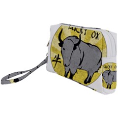 Chinese New Year ¨c Year Of The Ox Wristlet Pouch Bag (small) by Valentinaart