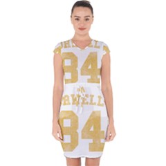 Orwell 84 Capsleeve Drawstring Dress  by Valentinaart