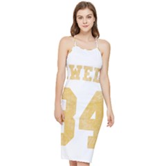 Orwell 84 Bodycon Cross Back Summer Dress by Valentinaart