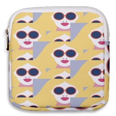 Fashion Faces Mini Square Pouch by Sparkle