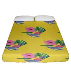 Floral Fitted Sheet (queen Size) by Sparkle