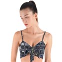 Funky Mosaic  Woven Tie Front Bralet View1