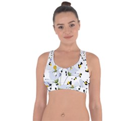 Tree Poppies  Cross String Back Sports Bra by Sobalvarro