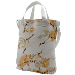 Birds And Flowers  Canvas Messenger Bag by Sobalvarro