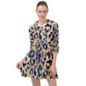 Leopard skin  Mini Skater Shirt Dress View1