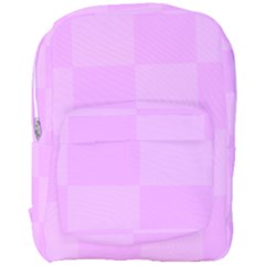 Pink Gingham Check Squares Full Print Backpack by yoursparklingshop