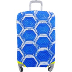 Hexagon Windows Luggage Cover (large) by essentialimage