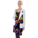 Mushroom Painting  Hooded Pocket Cardigan View1