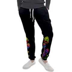 Mushroom Painting Men s Jogger Sweatpants by AstralArtistV