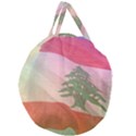 Lebanon Giant Round Zipper Tote View1