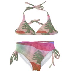 Lebanon Kids  Classic Bikini Set by AwesomeFlags