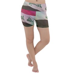 Iraq Lightweight Velour Yoga Shorts by AwesomeFlags