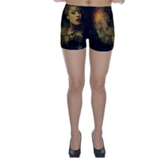 Surreal Steampunk Queen From Fonebook Skinny Shorts by 2853937