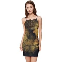 Surreal Steampunk Queen From Fonebook Summer Tie Front Dress by 2853937