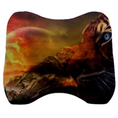 Tiger King In A Fantastic Landscape From Fonebook Velour Head Support Cushion by 2853937