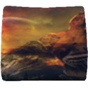 Tiger King In A Fantastic Landscape From Fonebook Seat Cushion View1