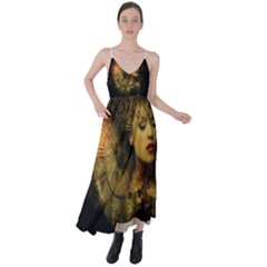 Surreal Steampunk Queen From Fonebook Tie Back Maxi Dress by 2853937