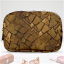 Golden Mosaic Texture Print Make Up Pouch (Small) View1