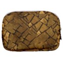 Golden Mosaic Texture Print Make Up Pouch (Small) View2