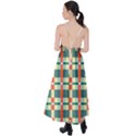 Texture Plaid Tie Back Maxi Dress View2