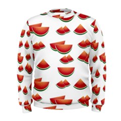 Summer Watermelon Pattern Men s Sweatshirt by Dutashop