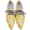 Abstract daisy Pointed Oxford Shoes View1