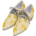 Abstract daisy Pointed Oxford Shoes View2