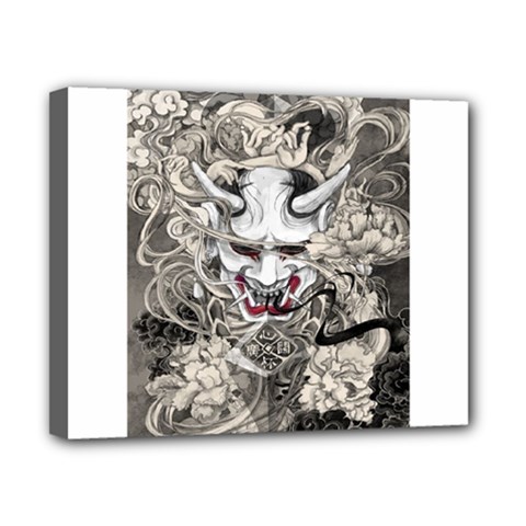 Samurai Oni Mask Canvas 10  X 8  (stretched) by Saga96