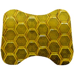 Hexagon Windows Head Support Cushion by essentialimage365