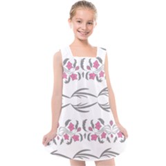 Folk Ornament Kids  Cross Back Dress by Eskimos