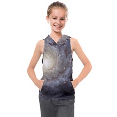 Spiral Galaxy Kids  Sleeveless Hoodie by ExtraAwesomeSauce