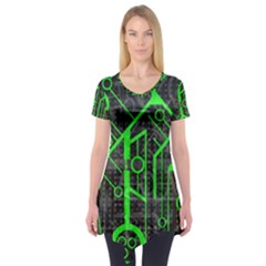 Tech Short Sleeve Tunic  by ExtraAwesomeSauce