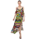 Sugar Skulls Maxi Chiffon Cover Up Dress View1