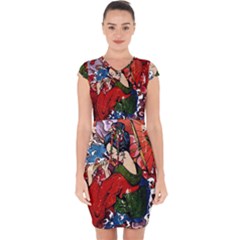 Geisha Geisha Capsleeve Drawstring Dress  by ExtraAwesomeSauce