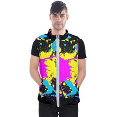 Splatter Splatter Men s Puffer Vest by ExtraGoodSauce